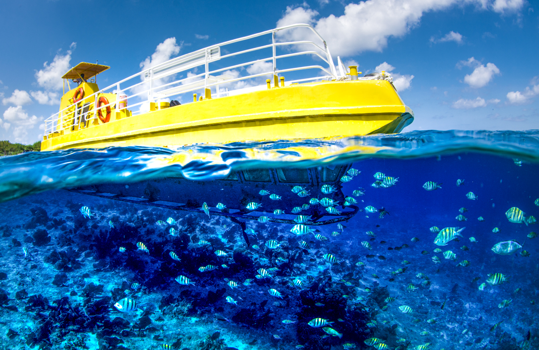 subsee exlorer takes you to enjoy the reef without getting wet